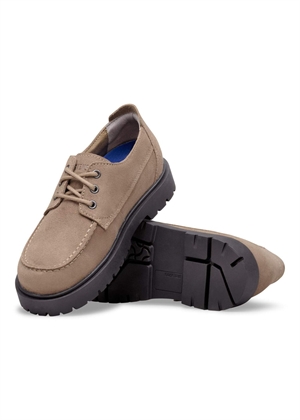 Highwood Moc Lace Low LEVE shoe Gray Taupe Birkenstock 